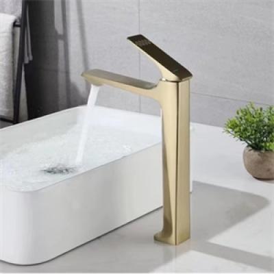 All-copper washbasin, washbasin, basin faucet bathroom, high-end washbasin faucet gun, gray hot and cold household.